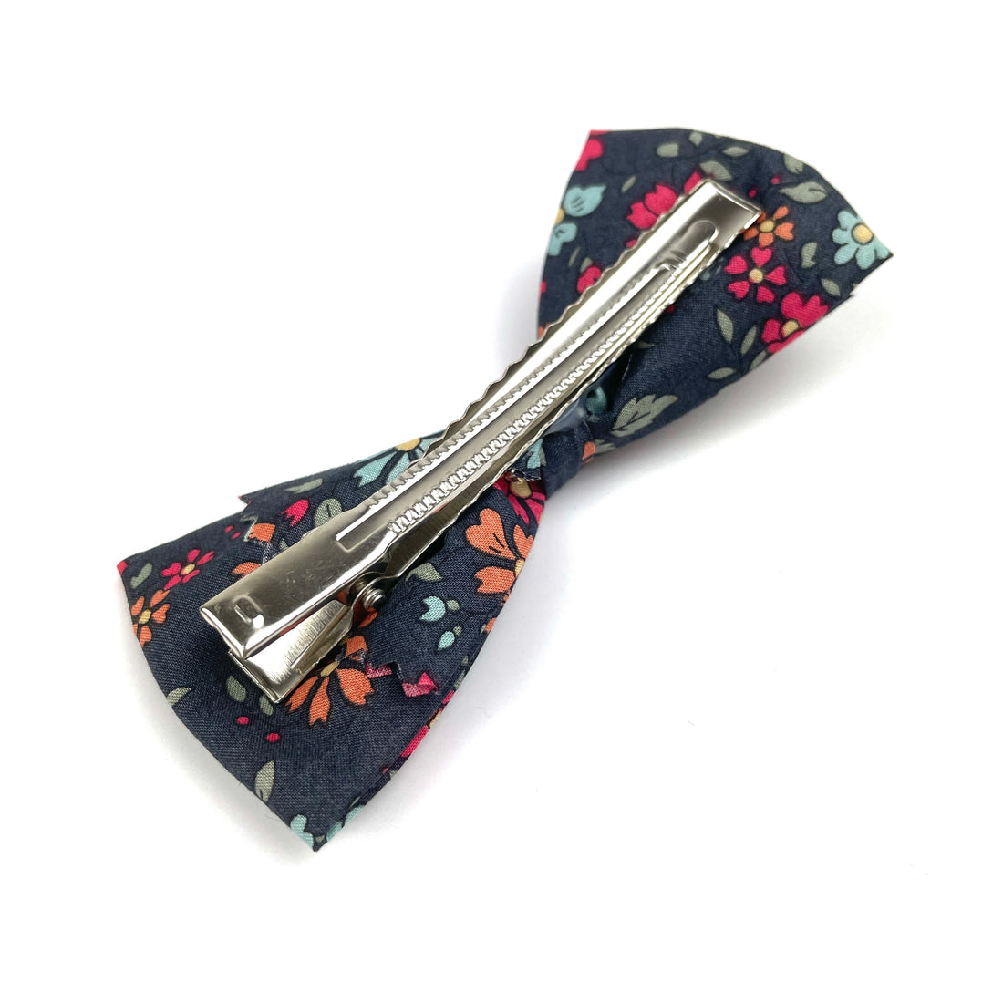 Grande Barrette Liberty "Capel Floret Ardoise"