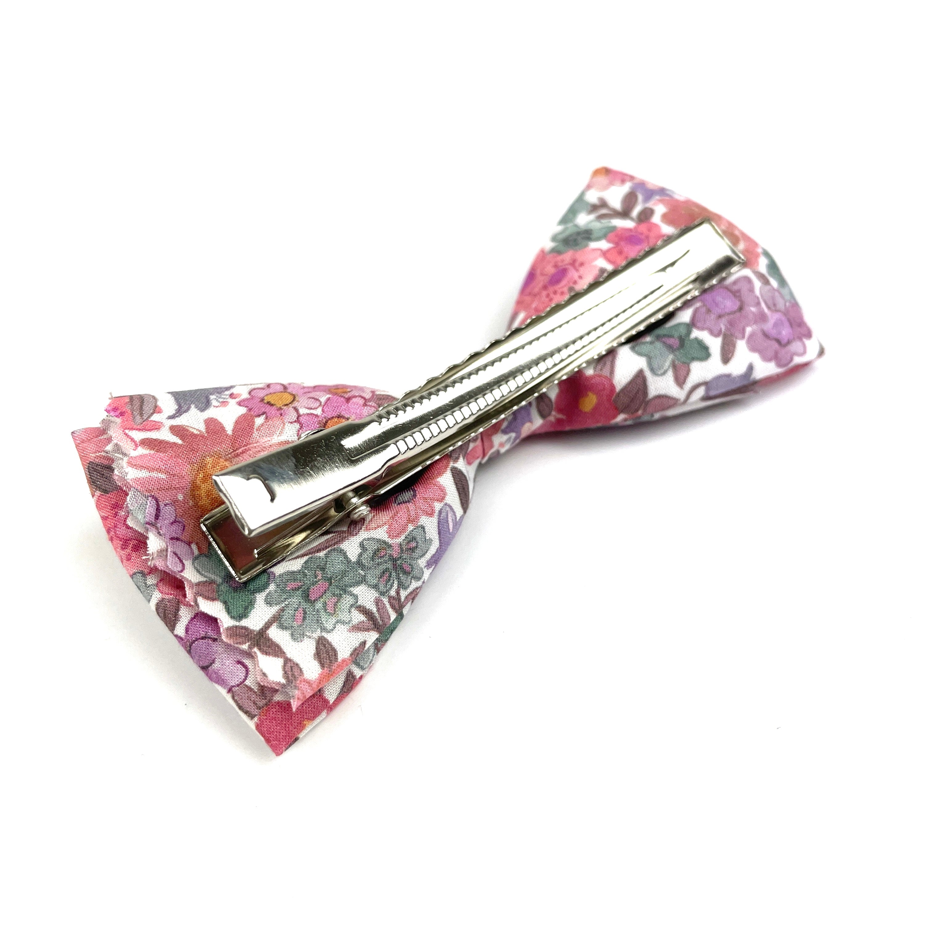 Grande Barrette Liberty "Sandra Spring Sorbet rose"
