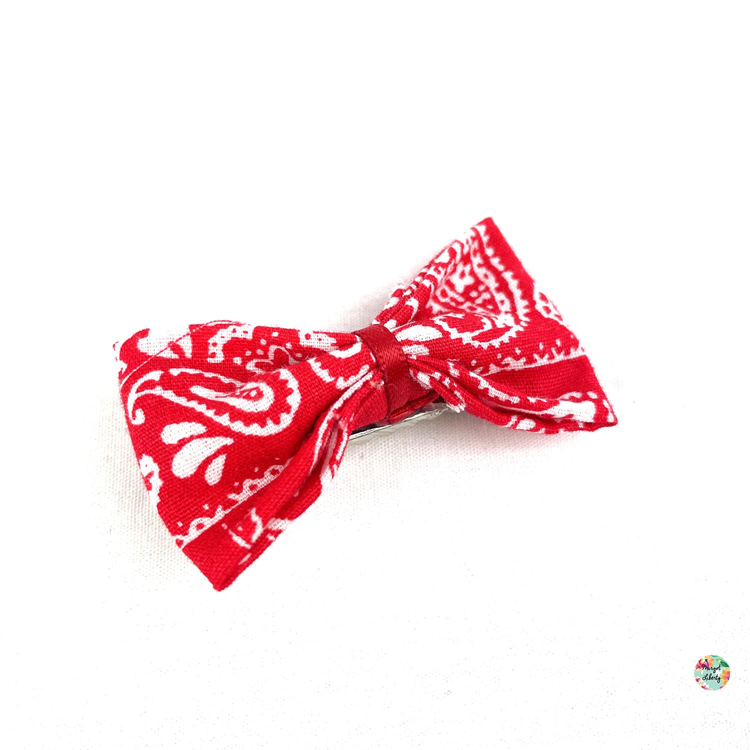 Barrette Bandana rouge