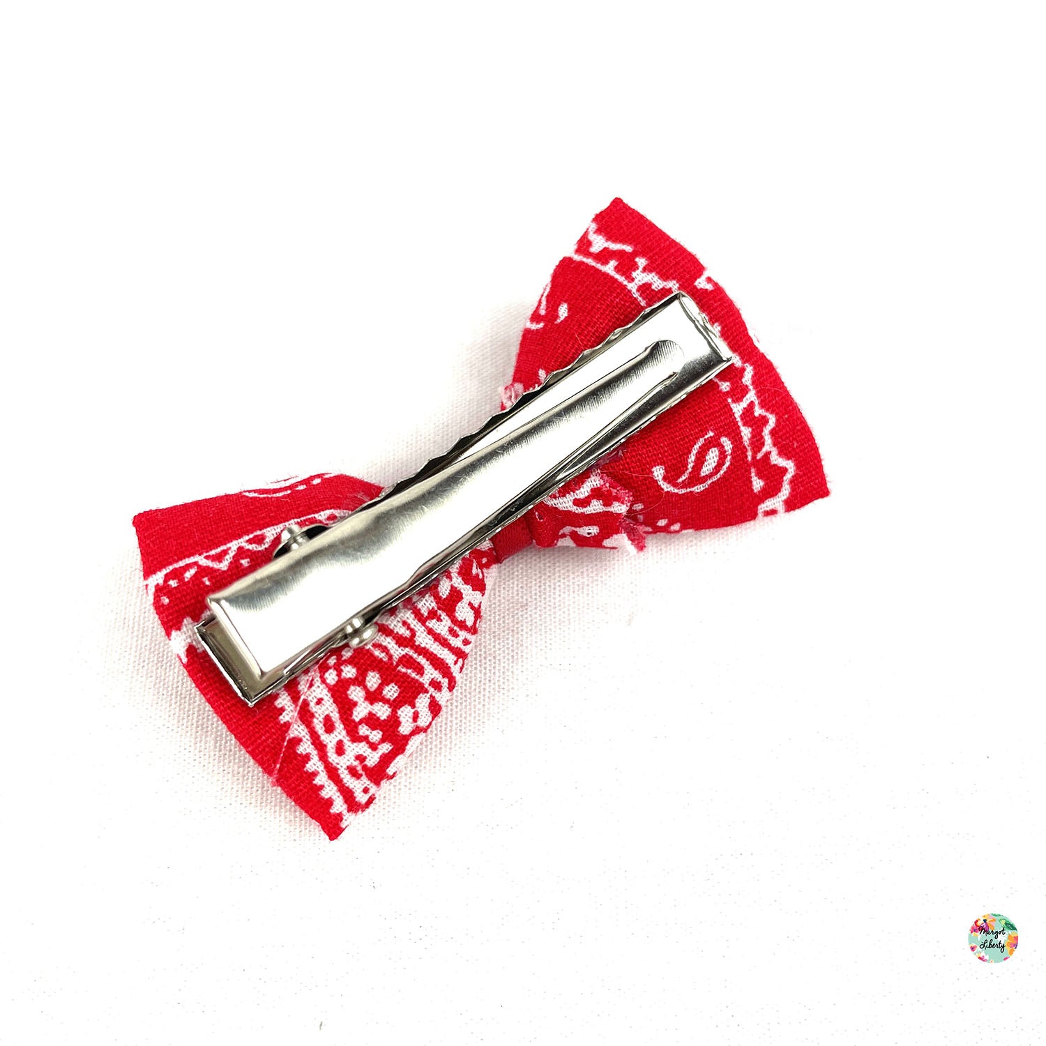 Barrette Bandana rouge