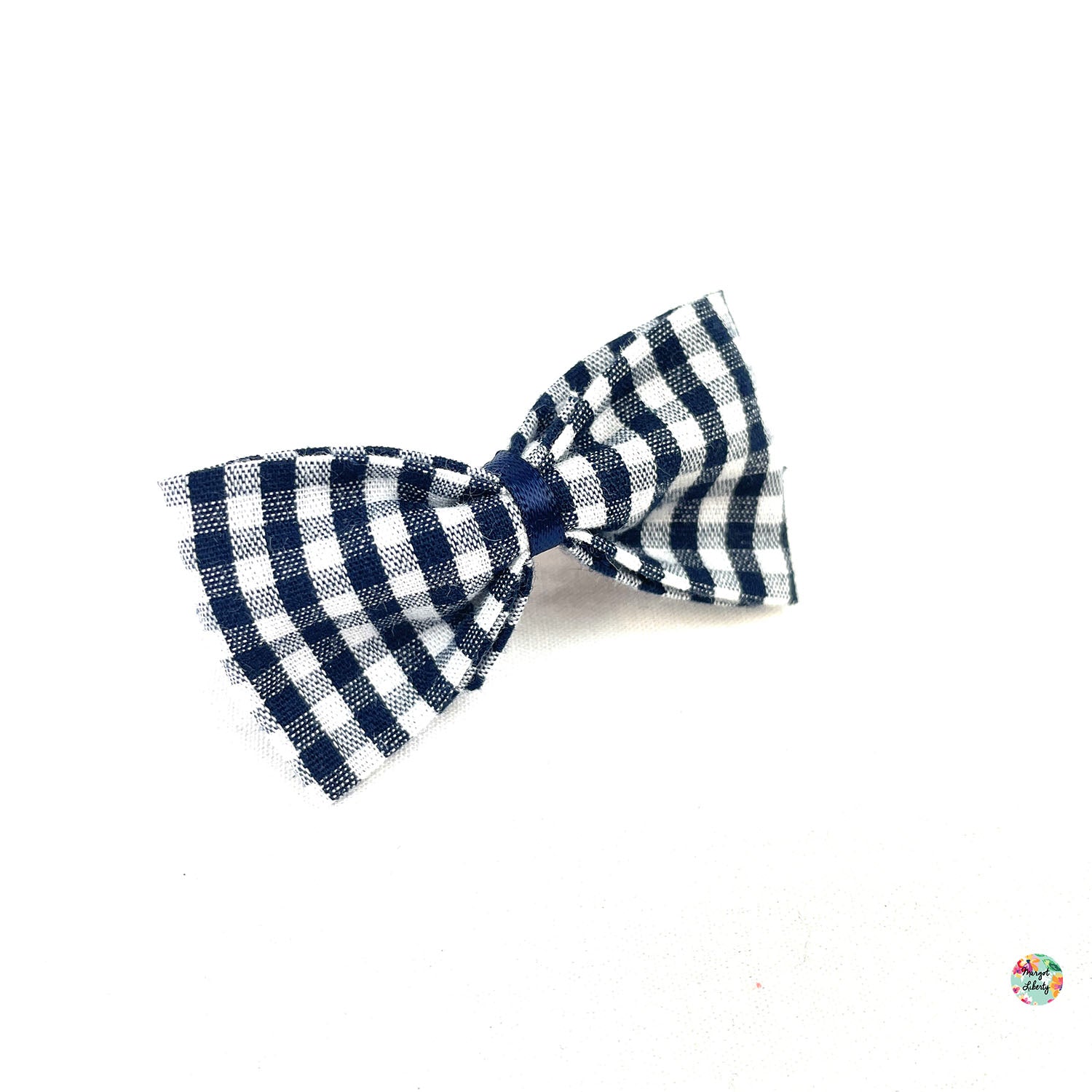 Vichy bleu marine petits carreaux