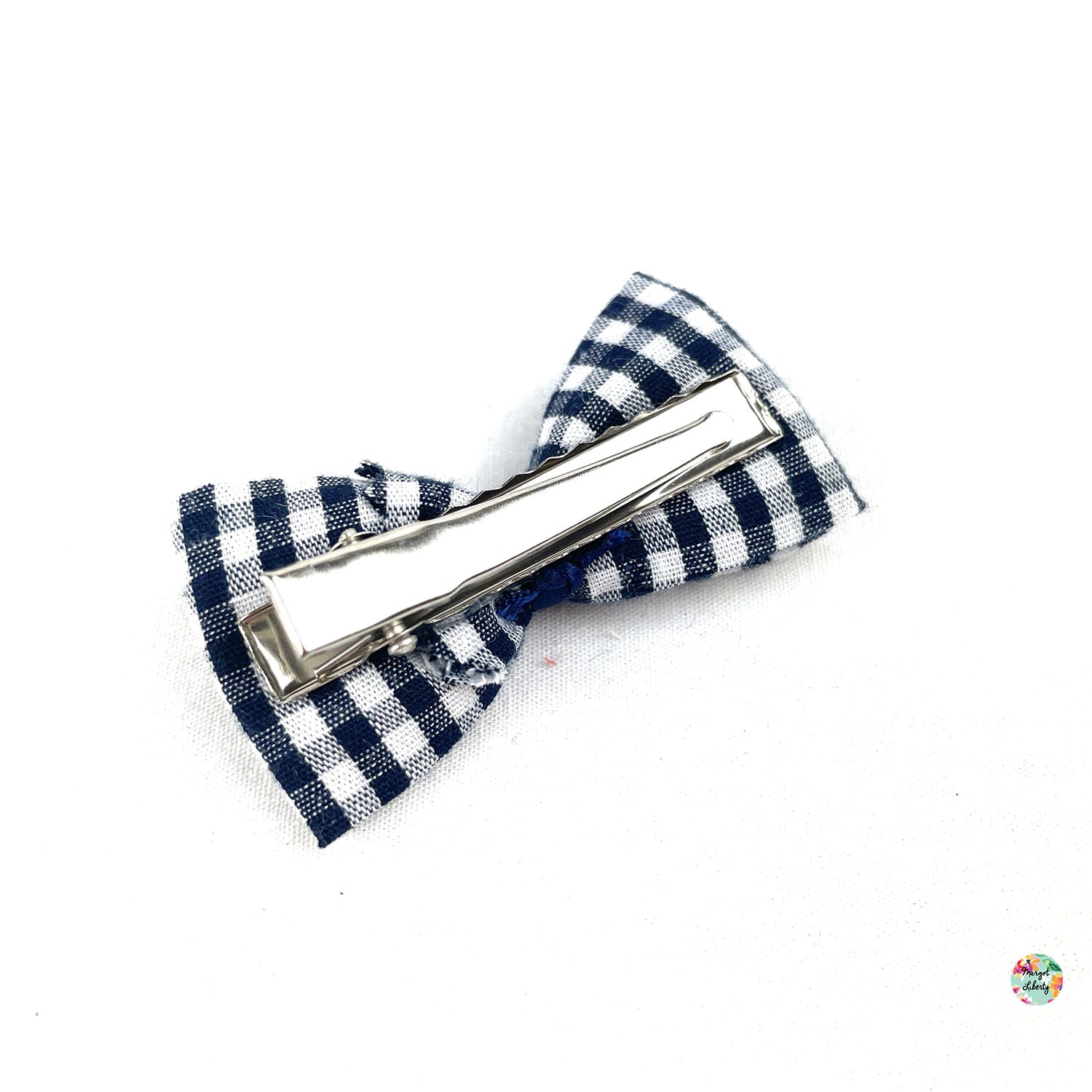 Vichy bleu marine petits carreaux