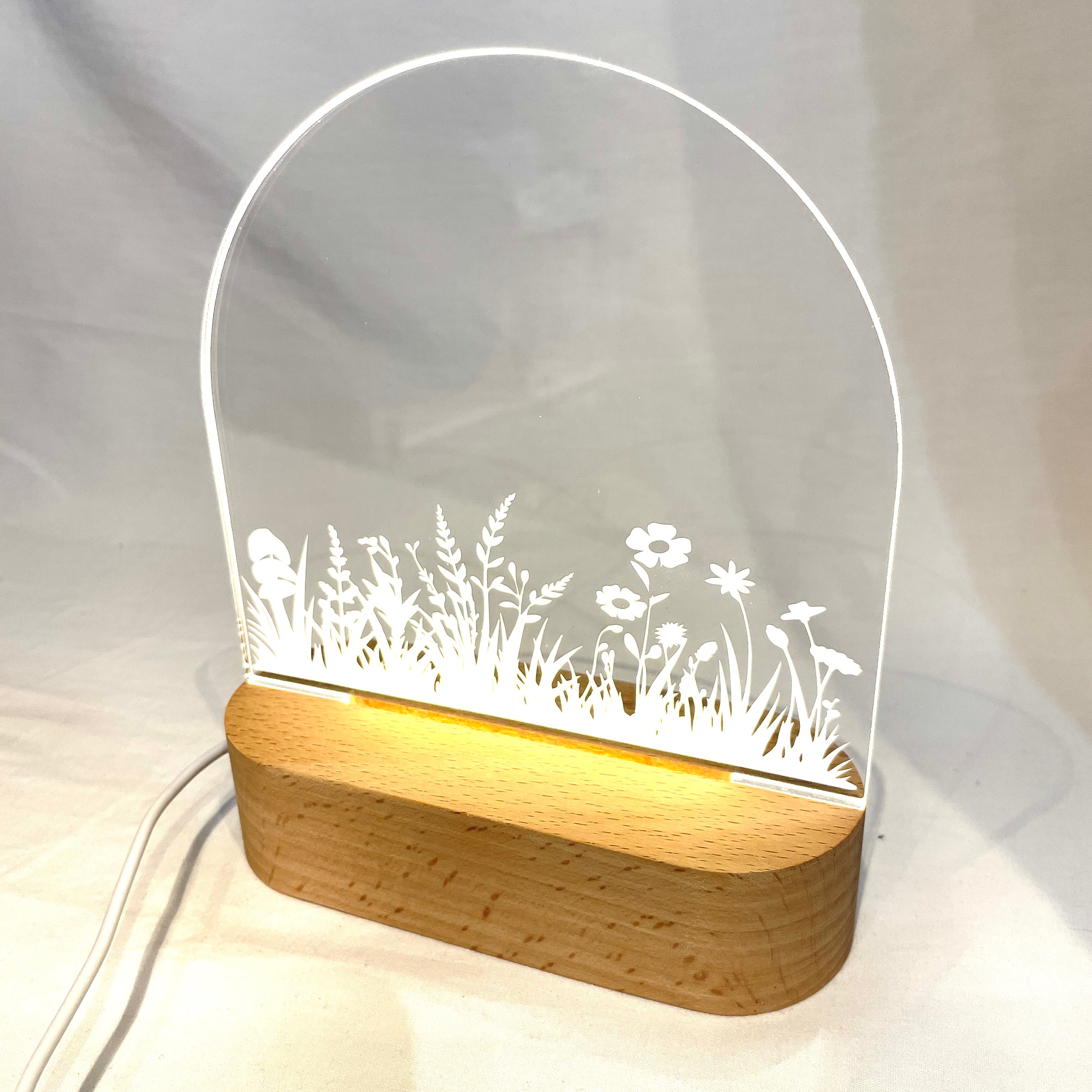 Veilleuse "Fleurs" Sans personnalisation