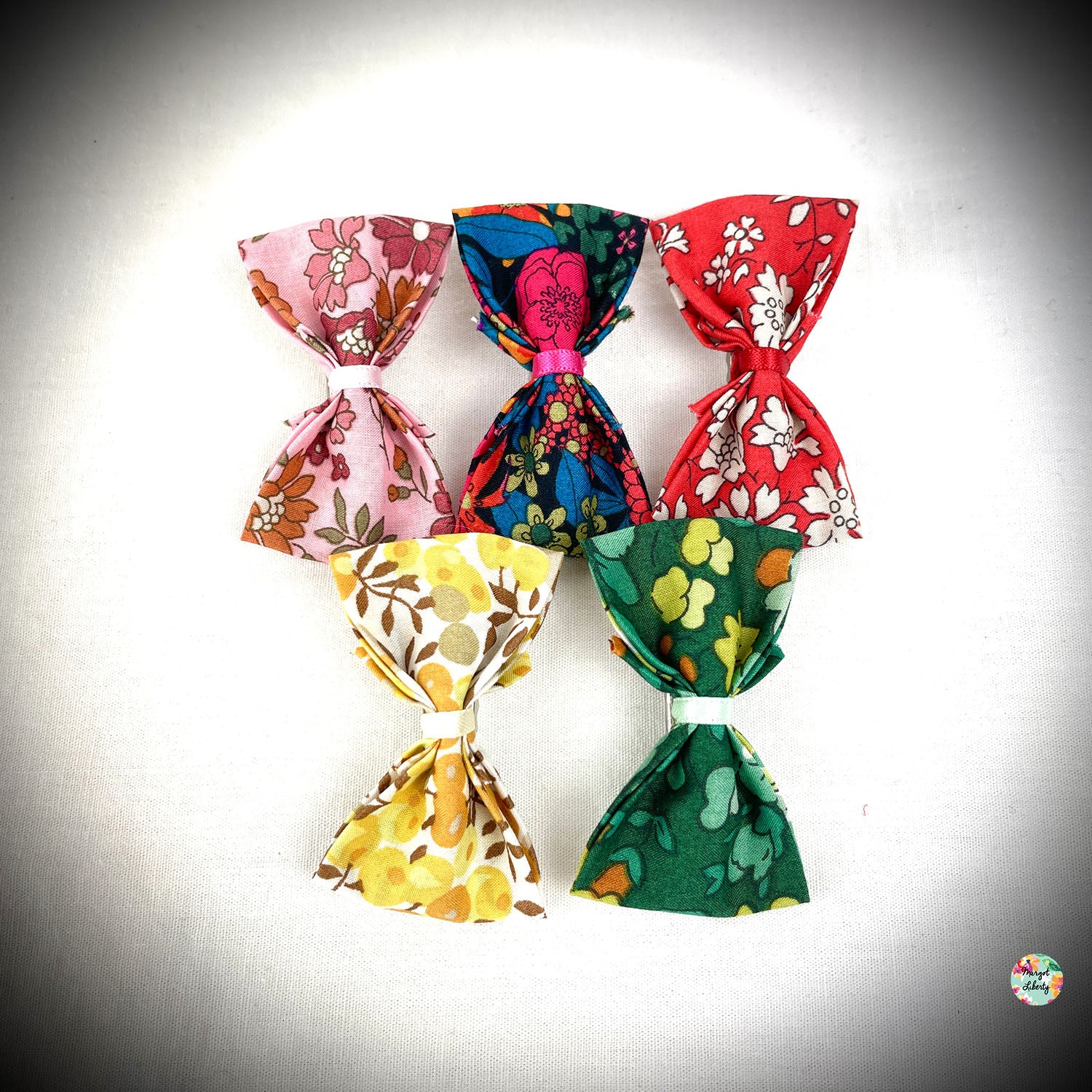 Lot n°2 "Liberty of London" 5 barrettes