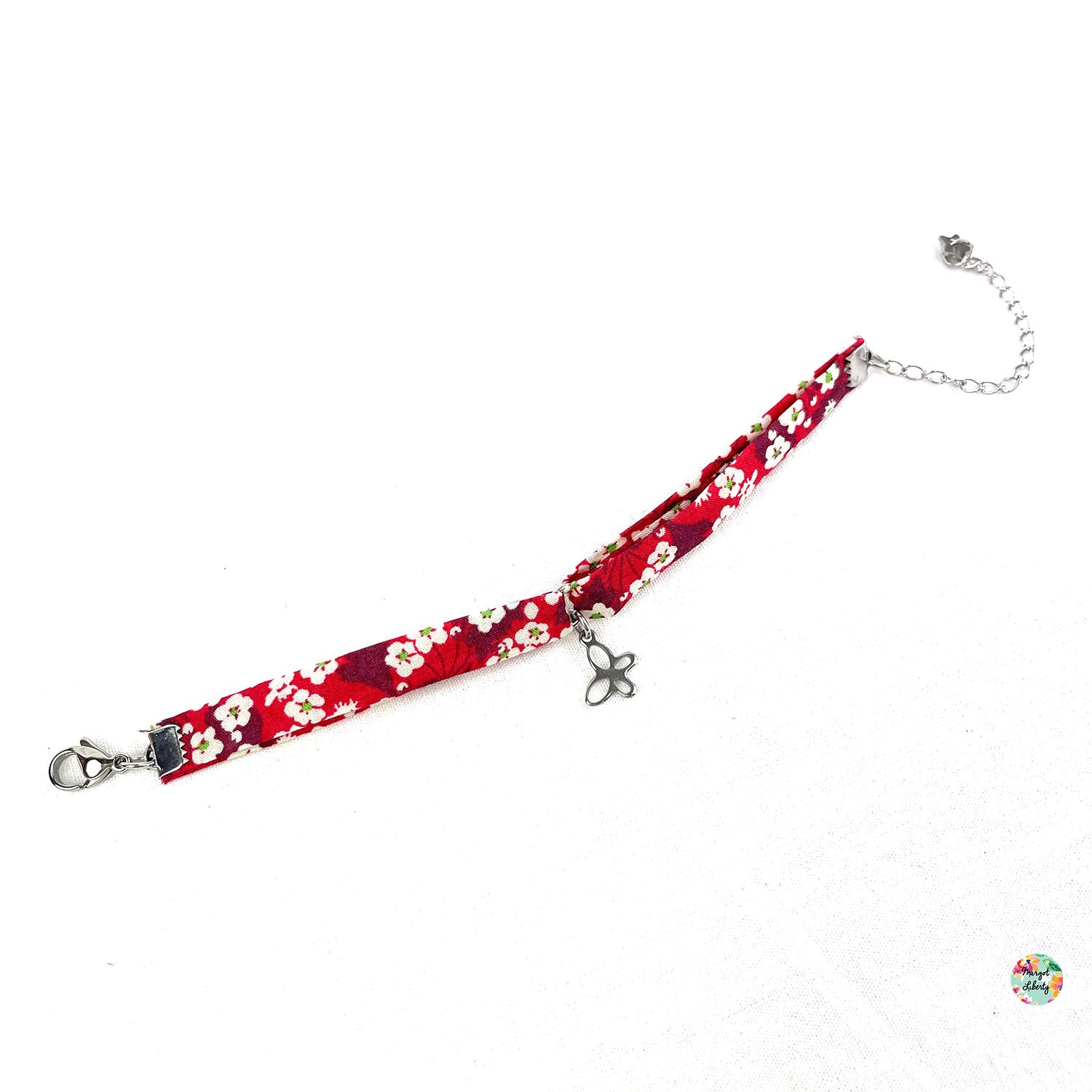 Bracelet Liberty "Mitsi rouge"