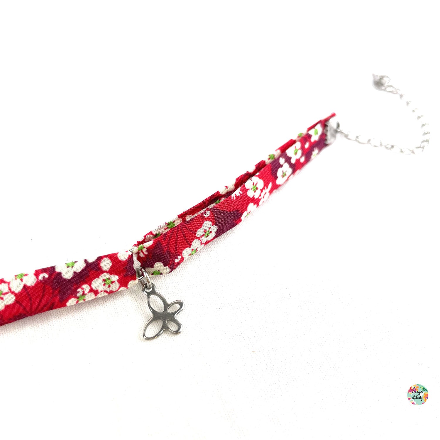 Bracelet Liberty "Mitsi rouge"