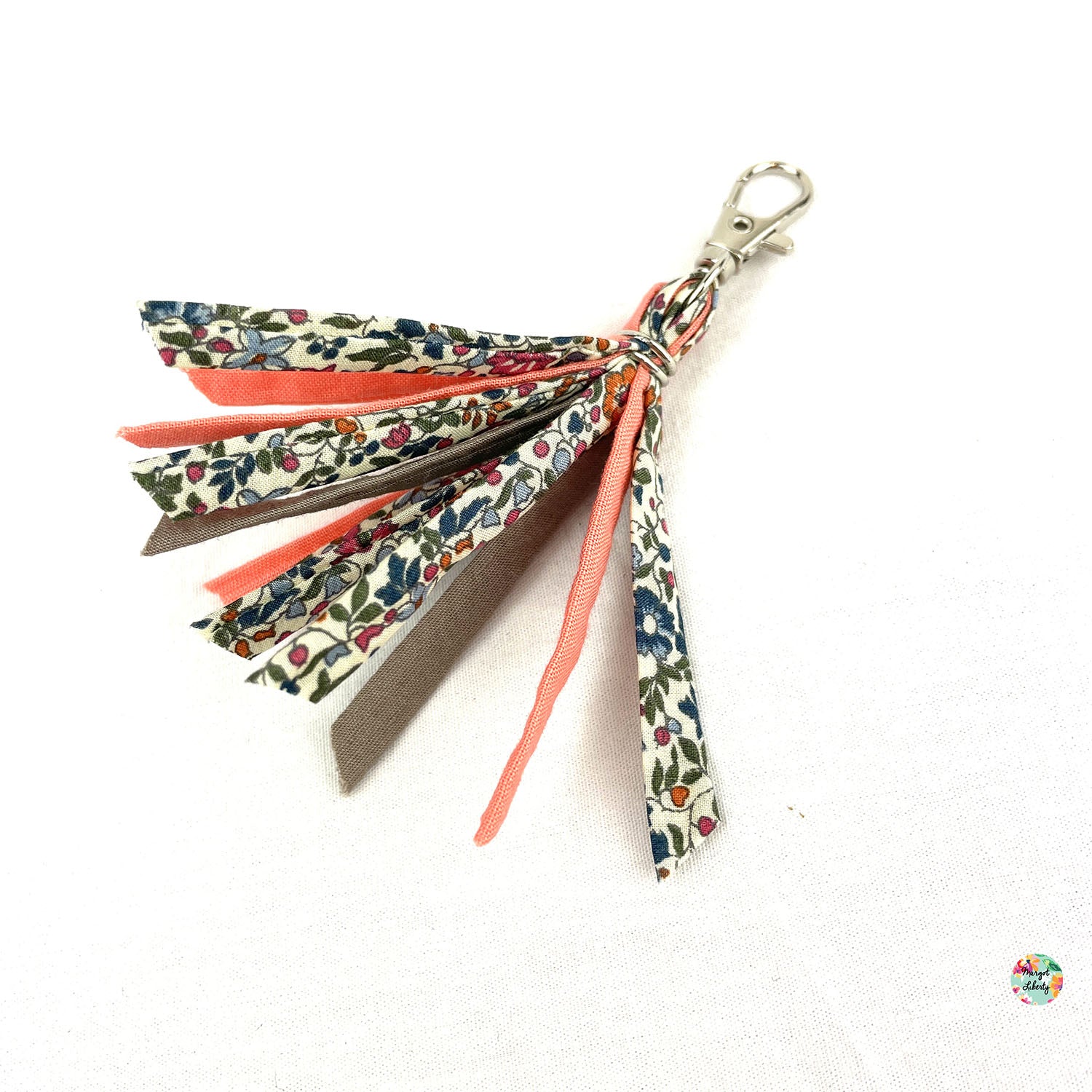 Porte-clefs Liberty "Katie and Millie Bistre"