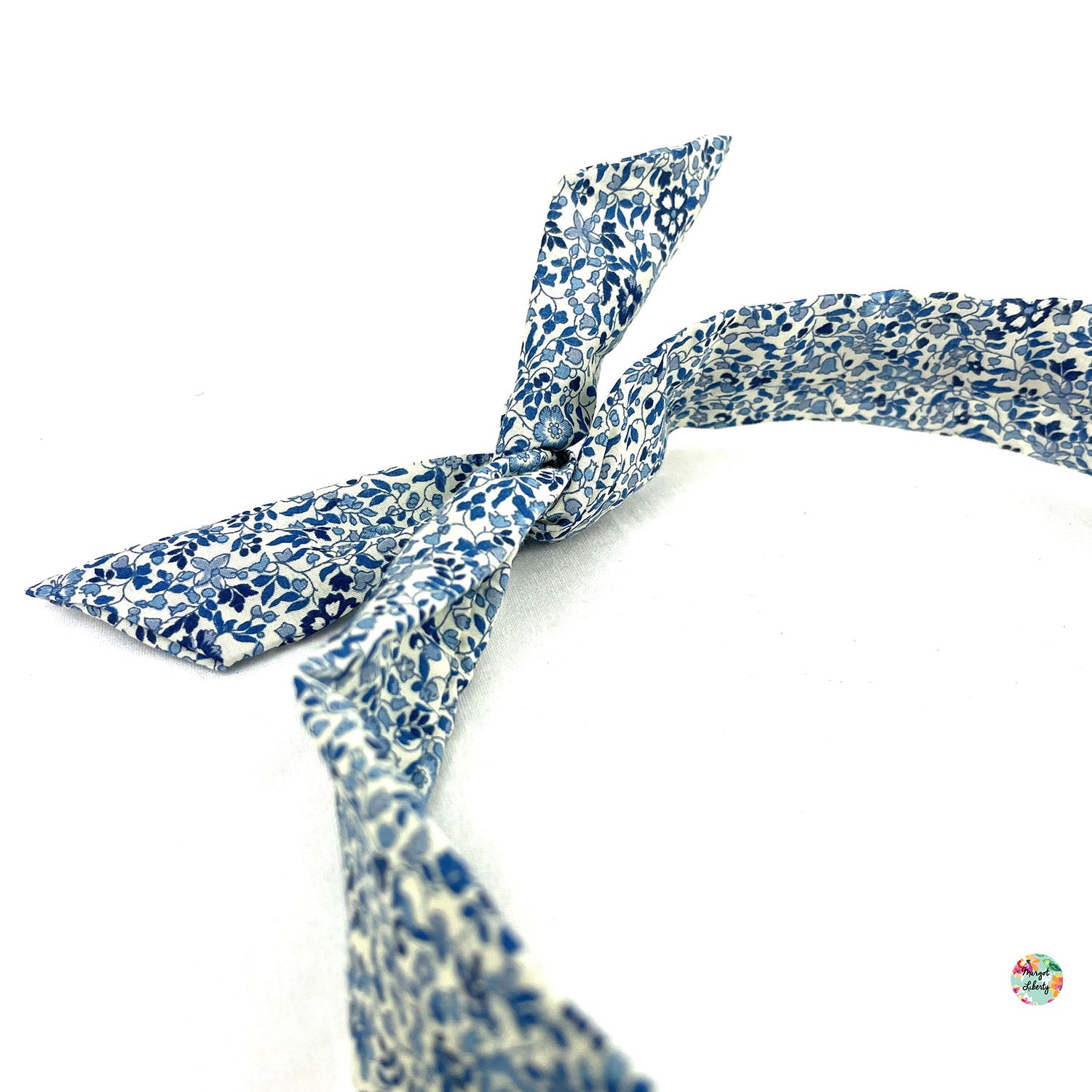 Bandeau "Twist" Liberty "Katie and Millie bleu"