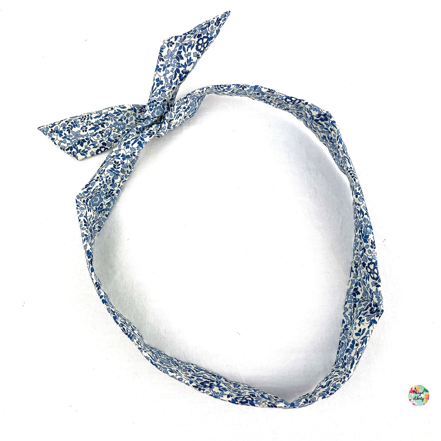 Bandeau "Twist" Liberty "Katie and Millie bleu"