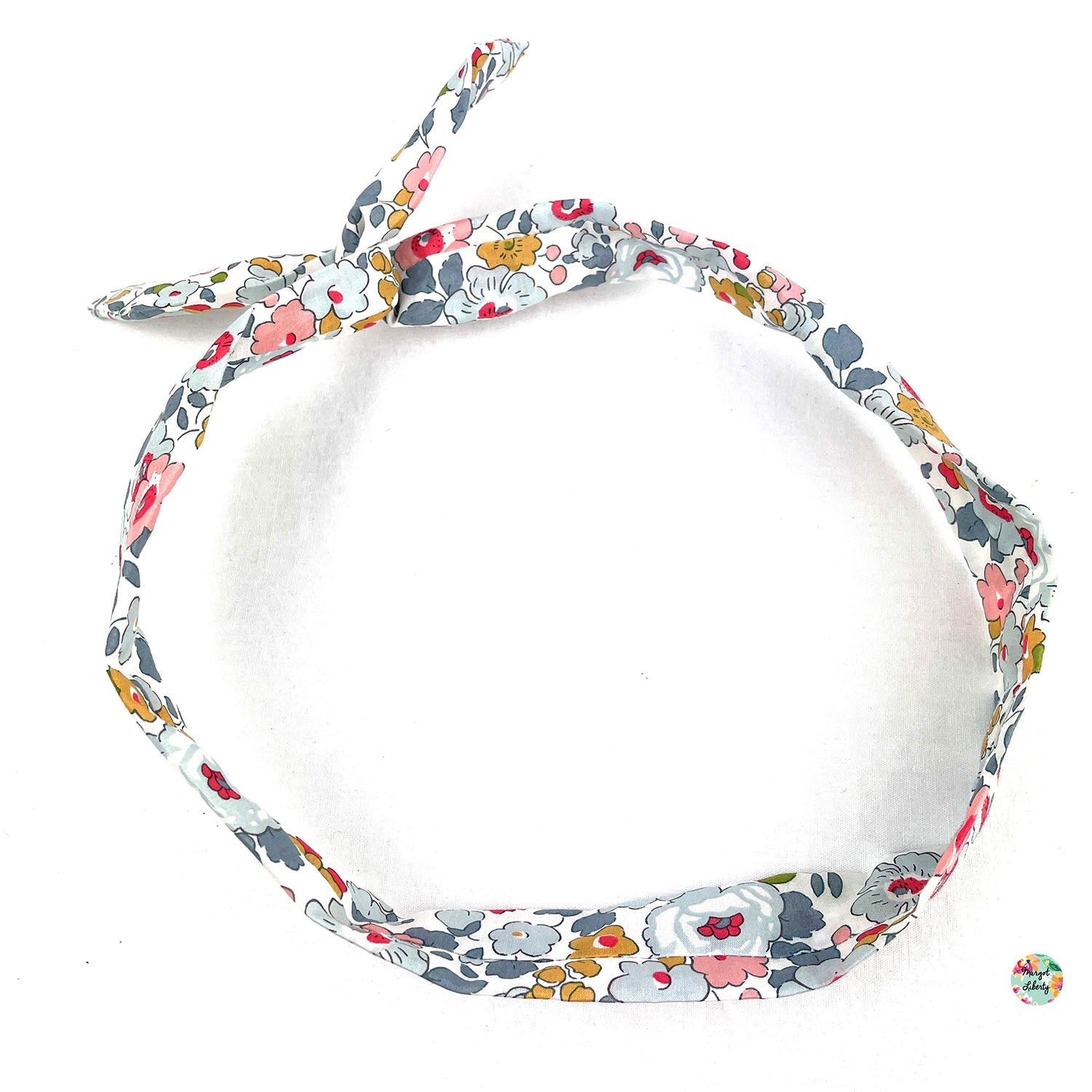 Bandeau "Twist" Liberty "Betsy porcelaine"
