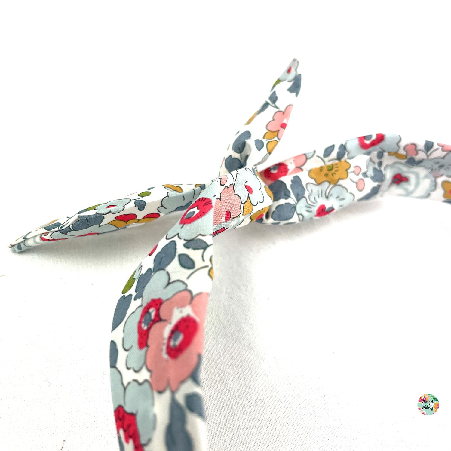 Bandeau "Twist" Liberty "Betsy porcelaine"