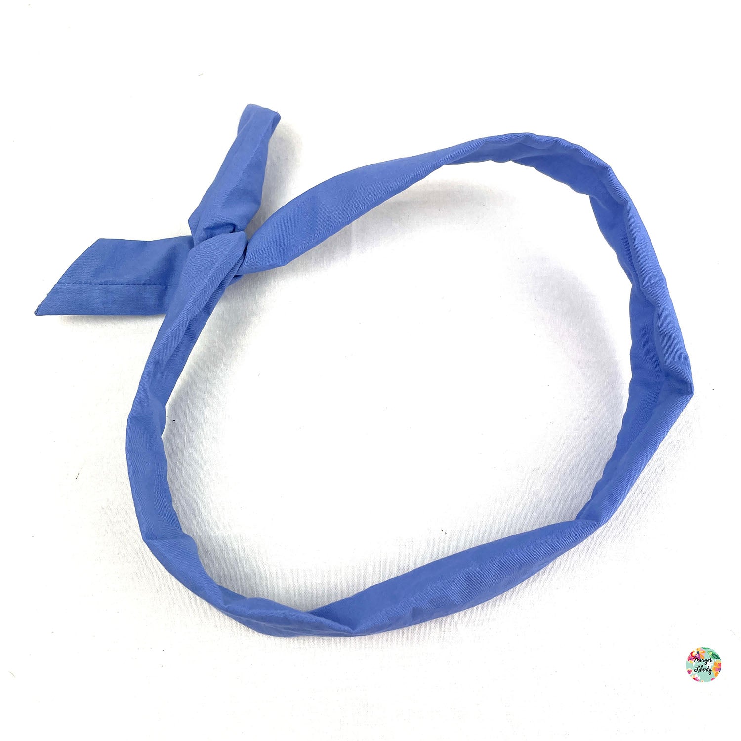Bandeau "Twist" bleu azur