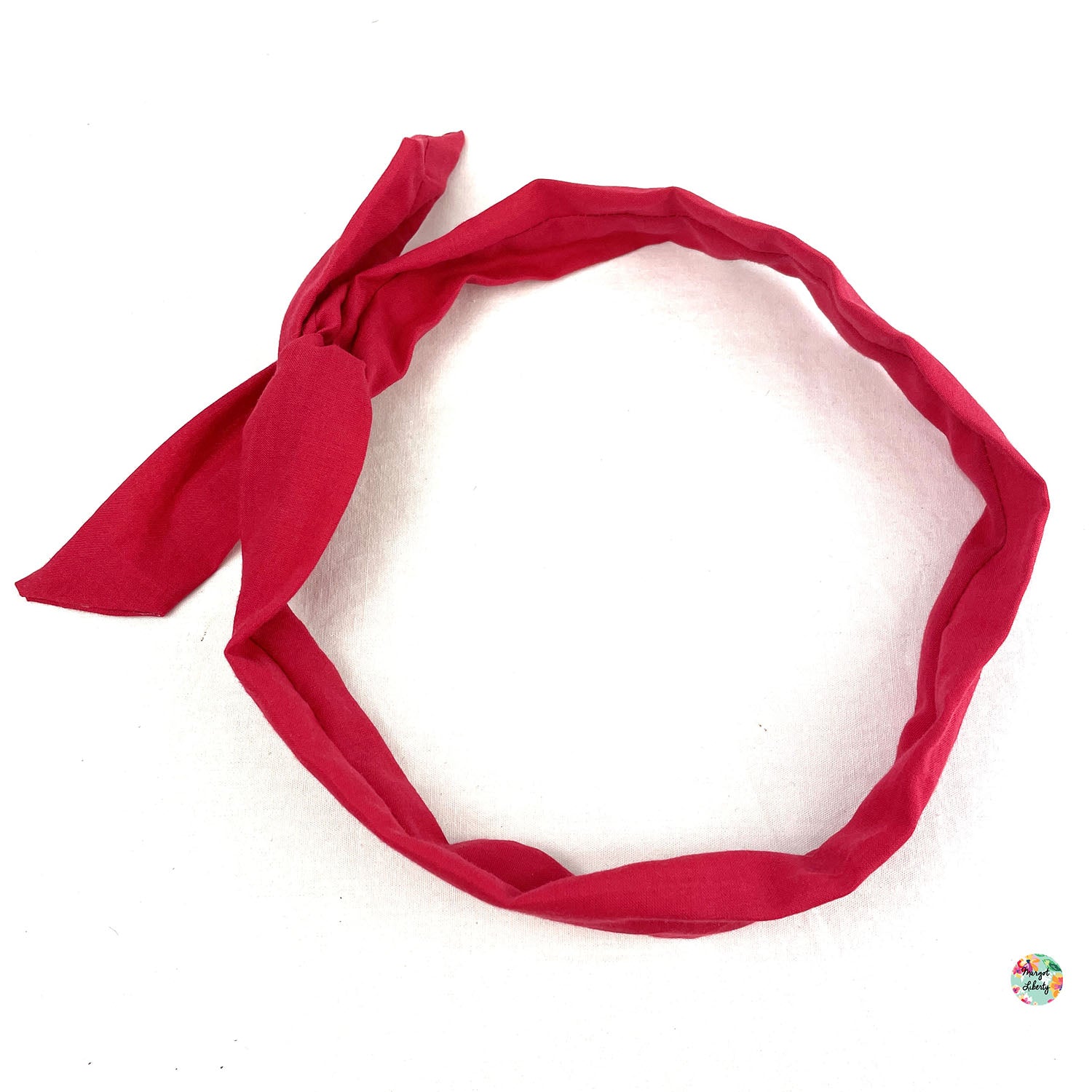 Bandeau "Twist" Rouge Framboise