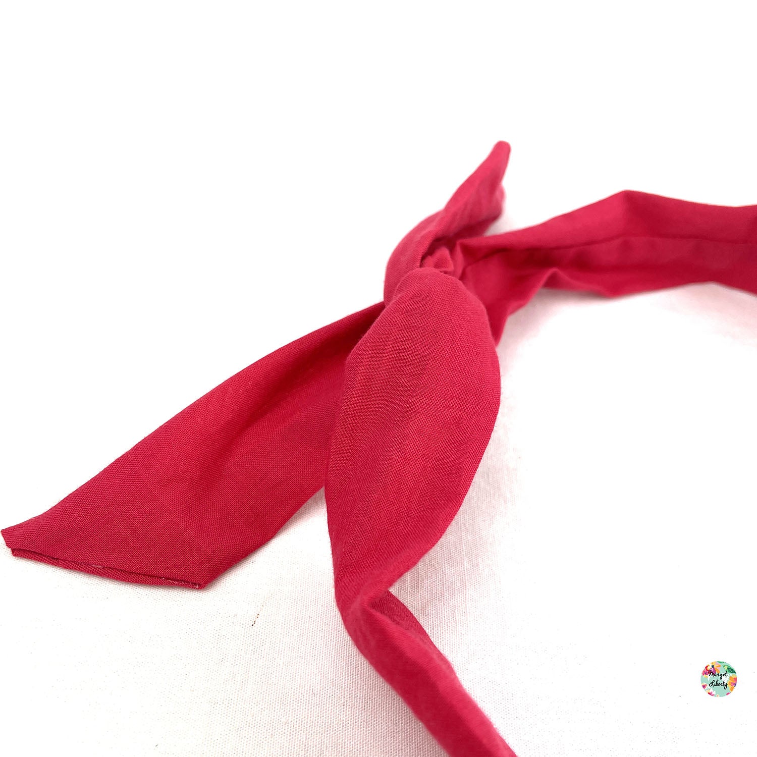 Bandeau "Twist" Rouge Framboise