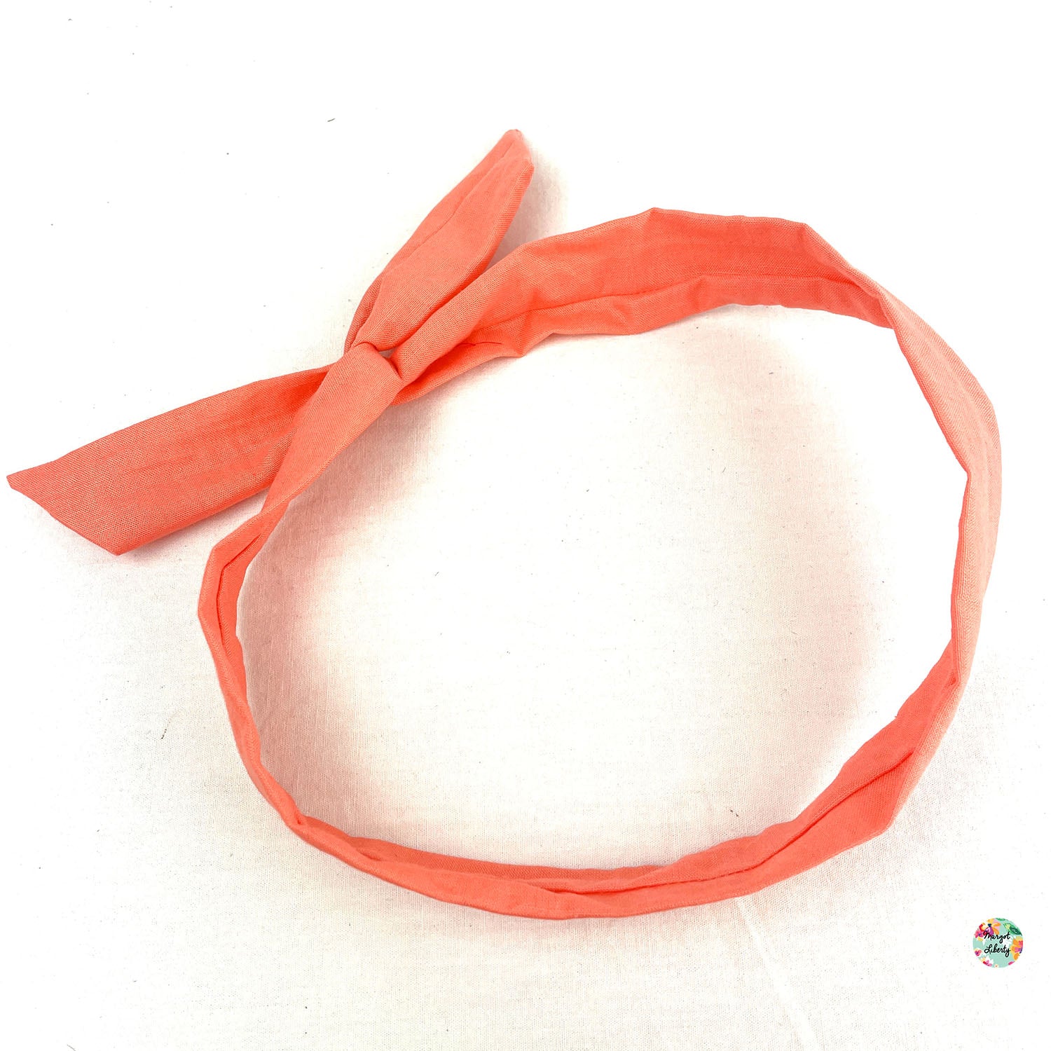 Bandeau "Twist" Corail