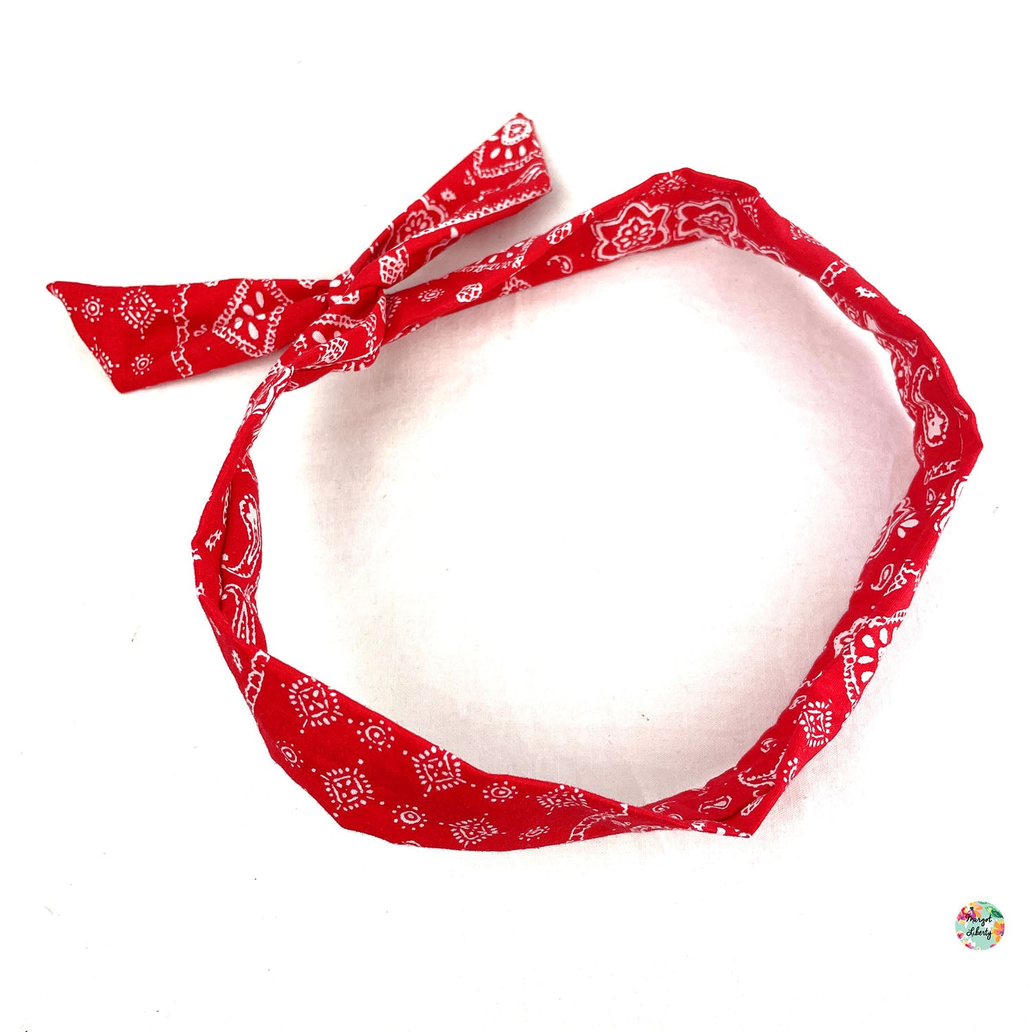 Bandeau "Twist" Bandana rouge