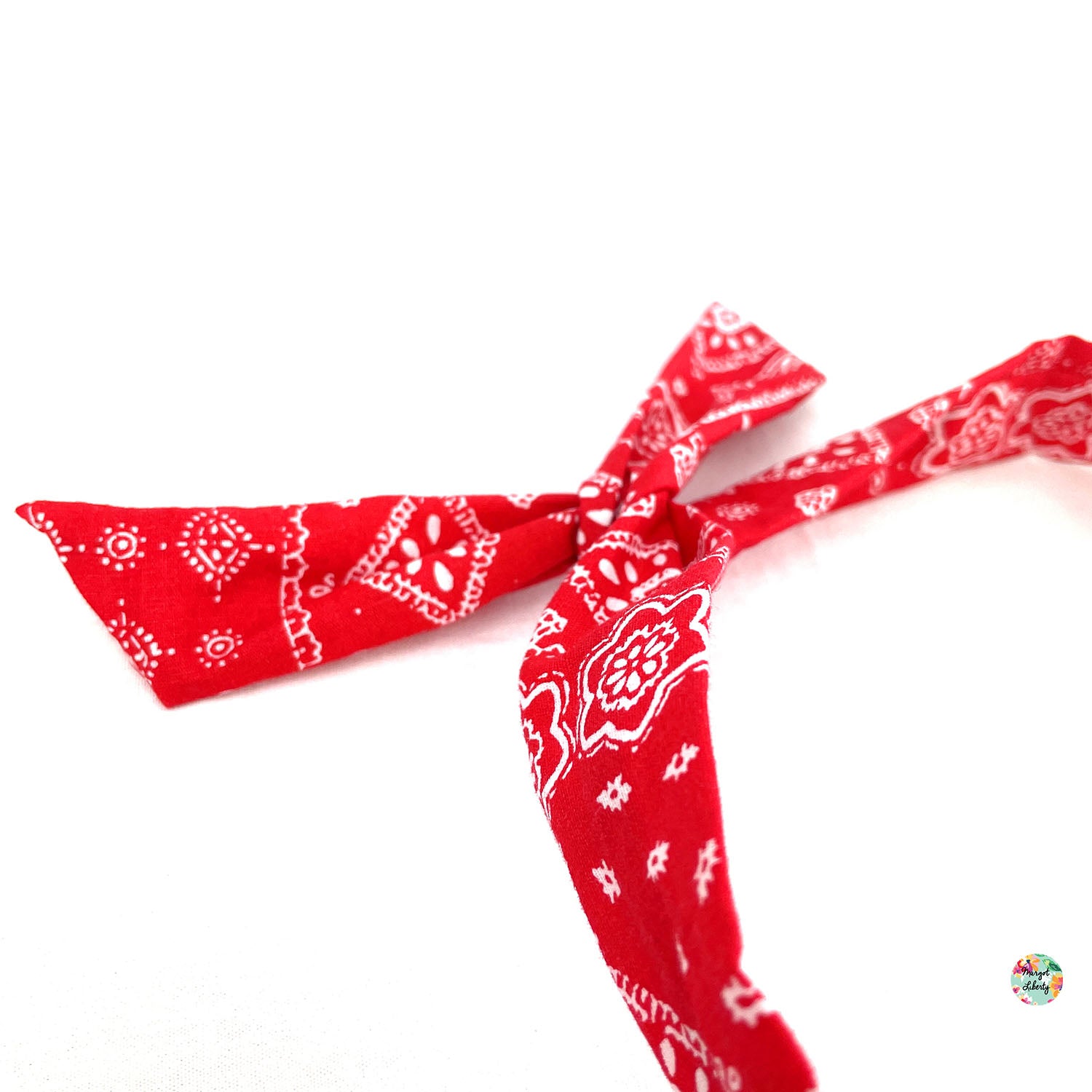 Bandeau "Twist" Bandana rouge
