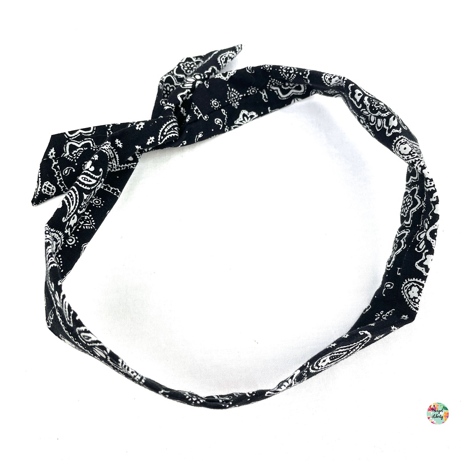 Bandeau "Twist" Bandana noir