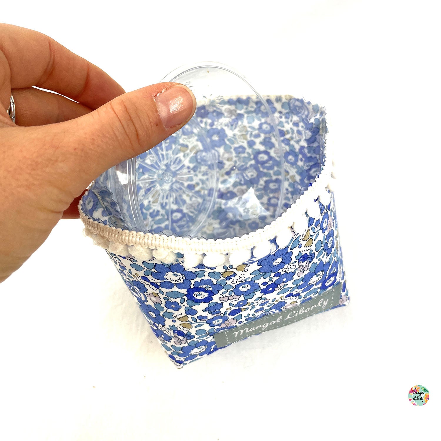 Cache-Pot Liberty "Betsy Ann bleu"