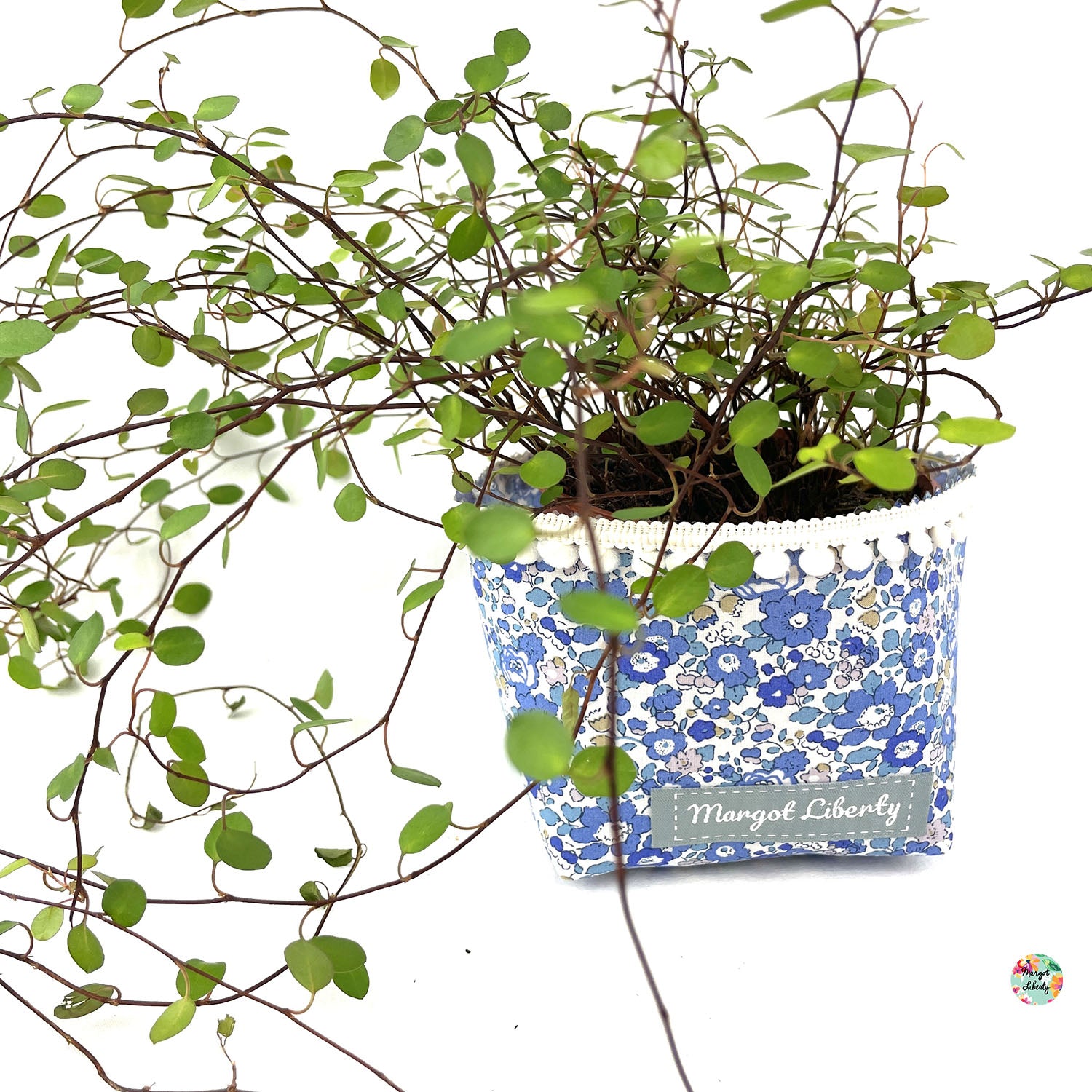 Cache-Pot Liberty "Betsy Ann bleu"