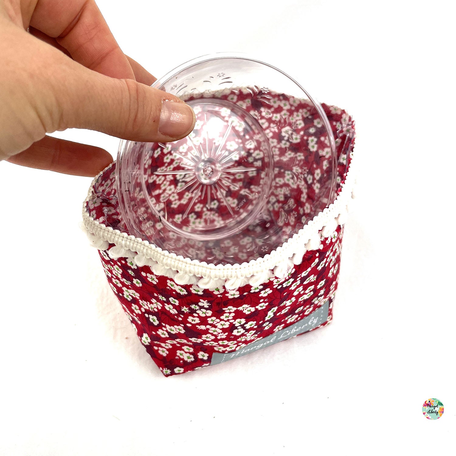 Cache-Pot Liberty "Mitsi rouge"