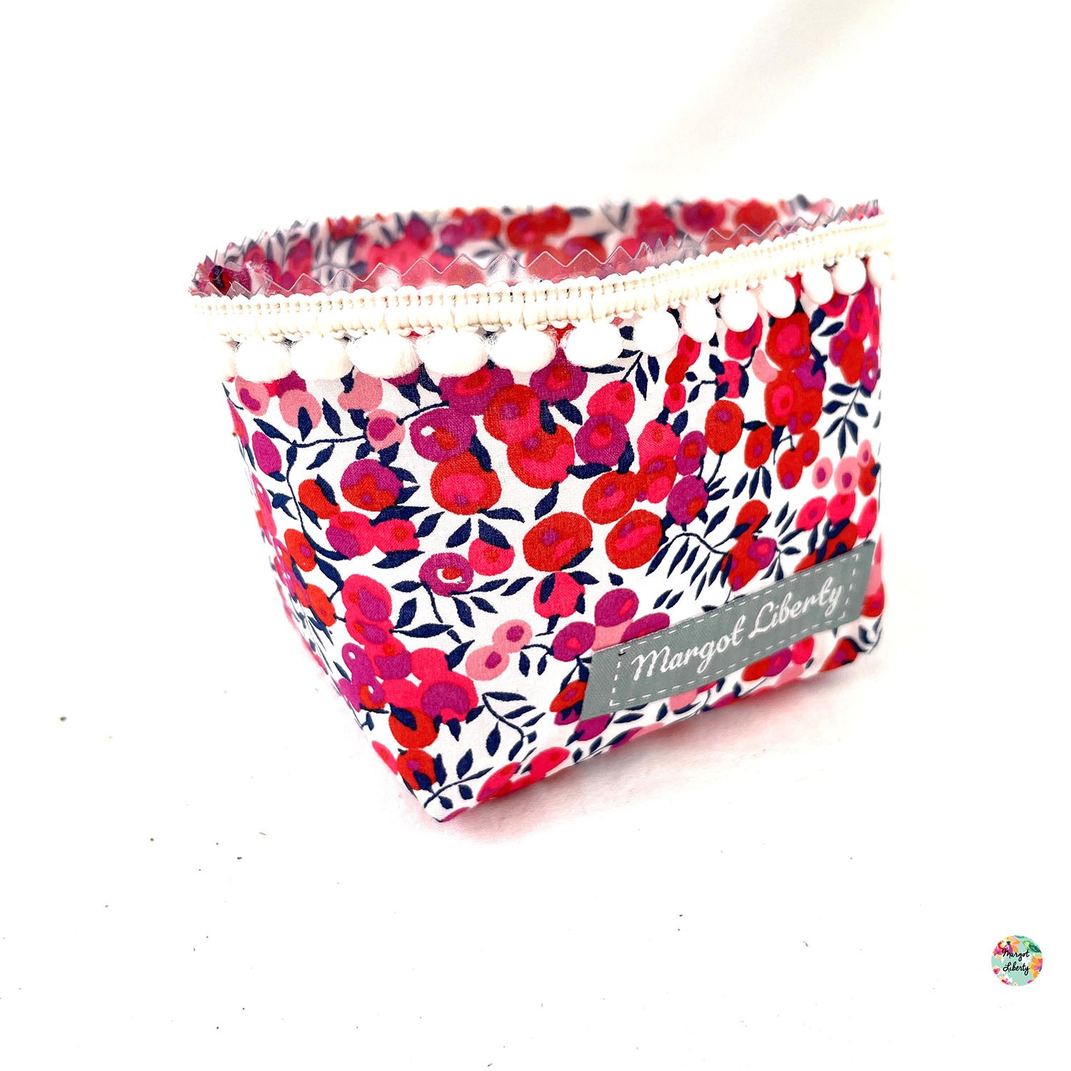 Cache-Pot Liberty "Wiltshire rouge"