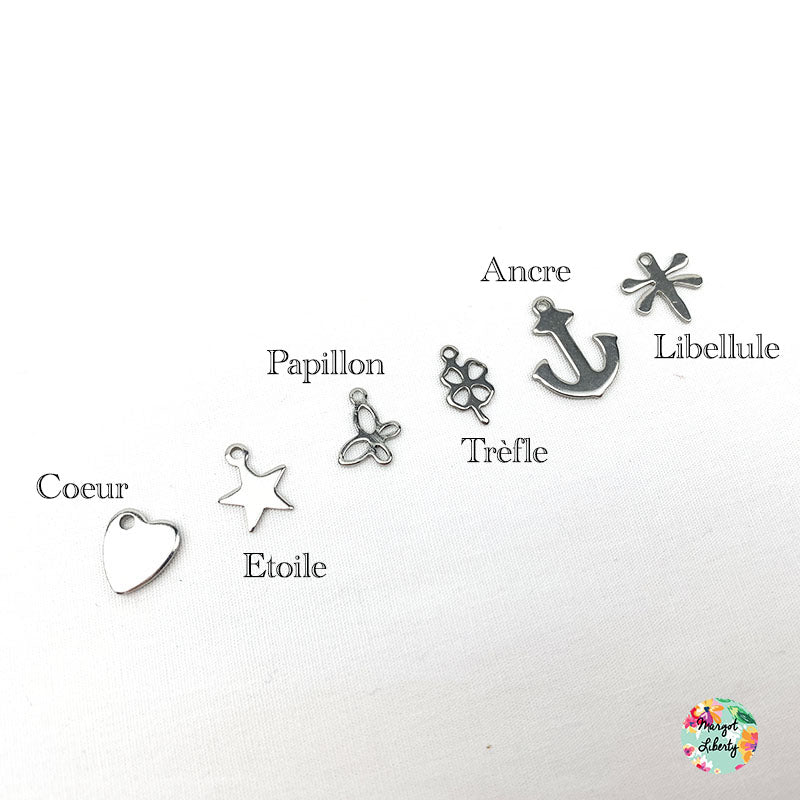Bracelet et barrette papillon assortis Liberty "Capel moutarde"