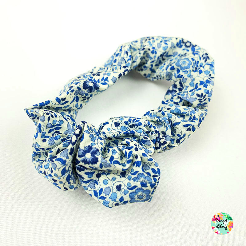 Chouchou Liberty Katie and Millie bleu