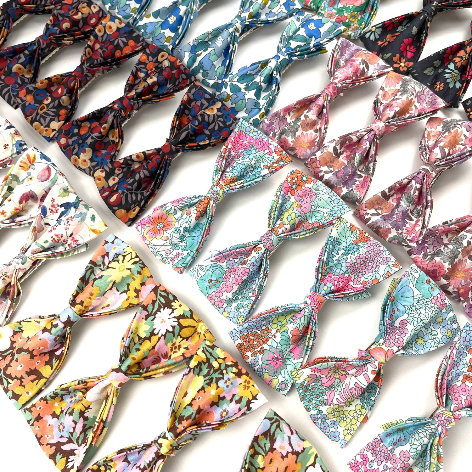 Grandes barrettes nouveaux tissus