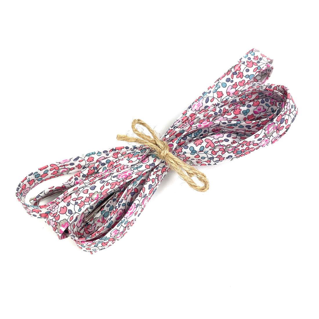 Lacets Liberty Eloïse rose et bleu