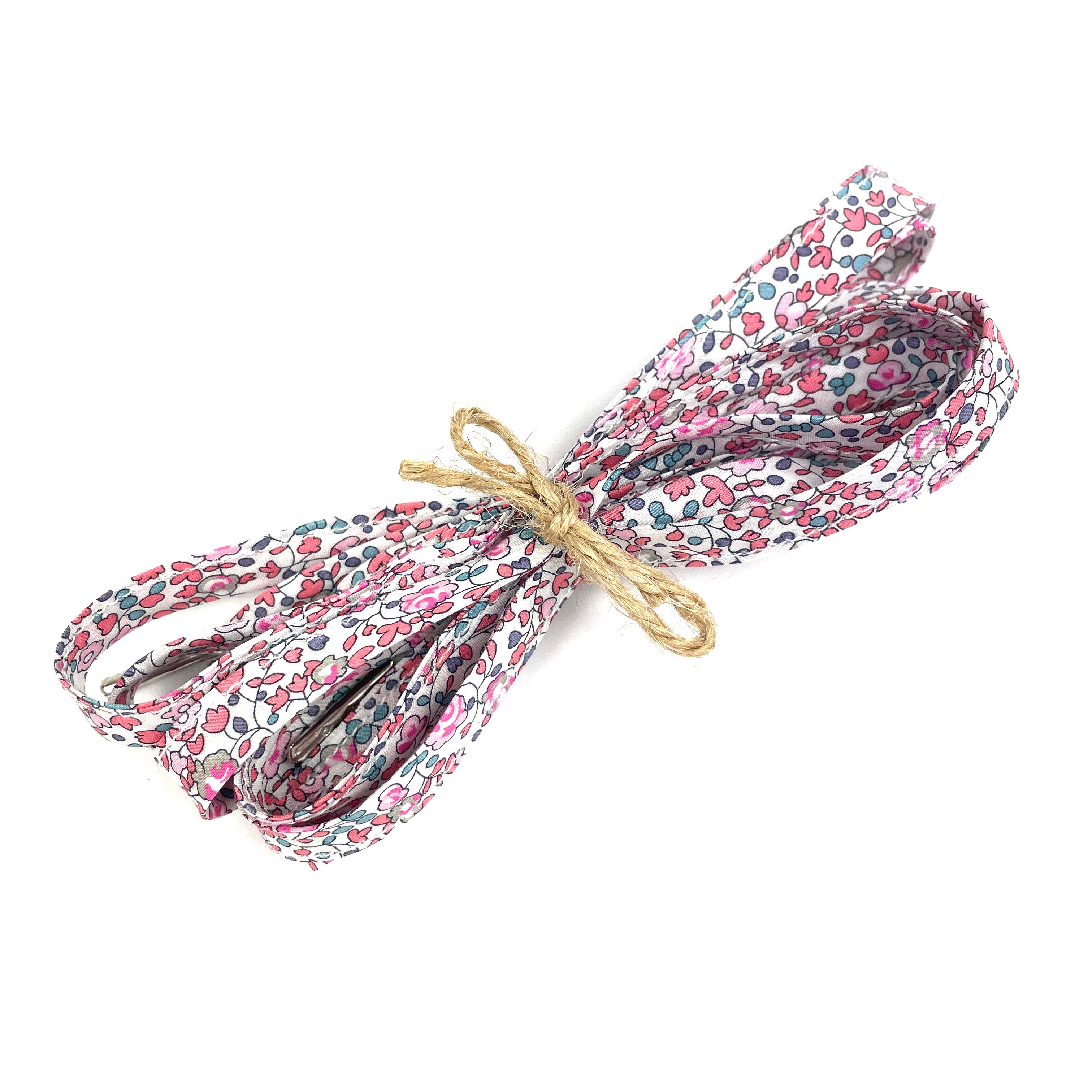 Lacets Liberty Eloïse rose et bleu