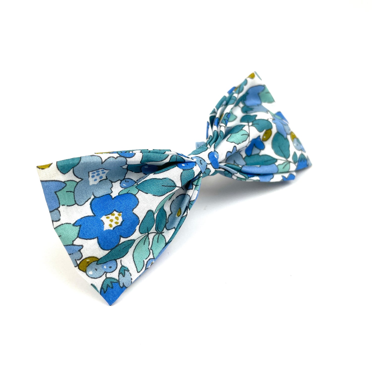 Grande Barrette Liberty &quot;Betsy Berry Bleu Denim&quot;