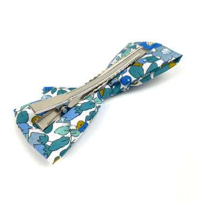 Grande Barrette Liberty &quot;Betsy Berry Bleu Denim&quot;