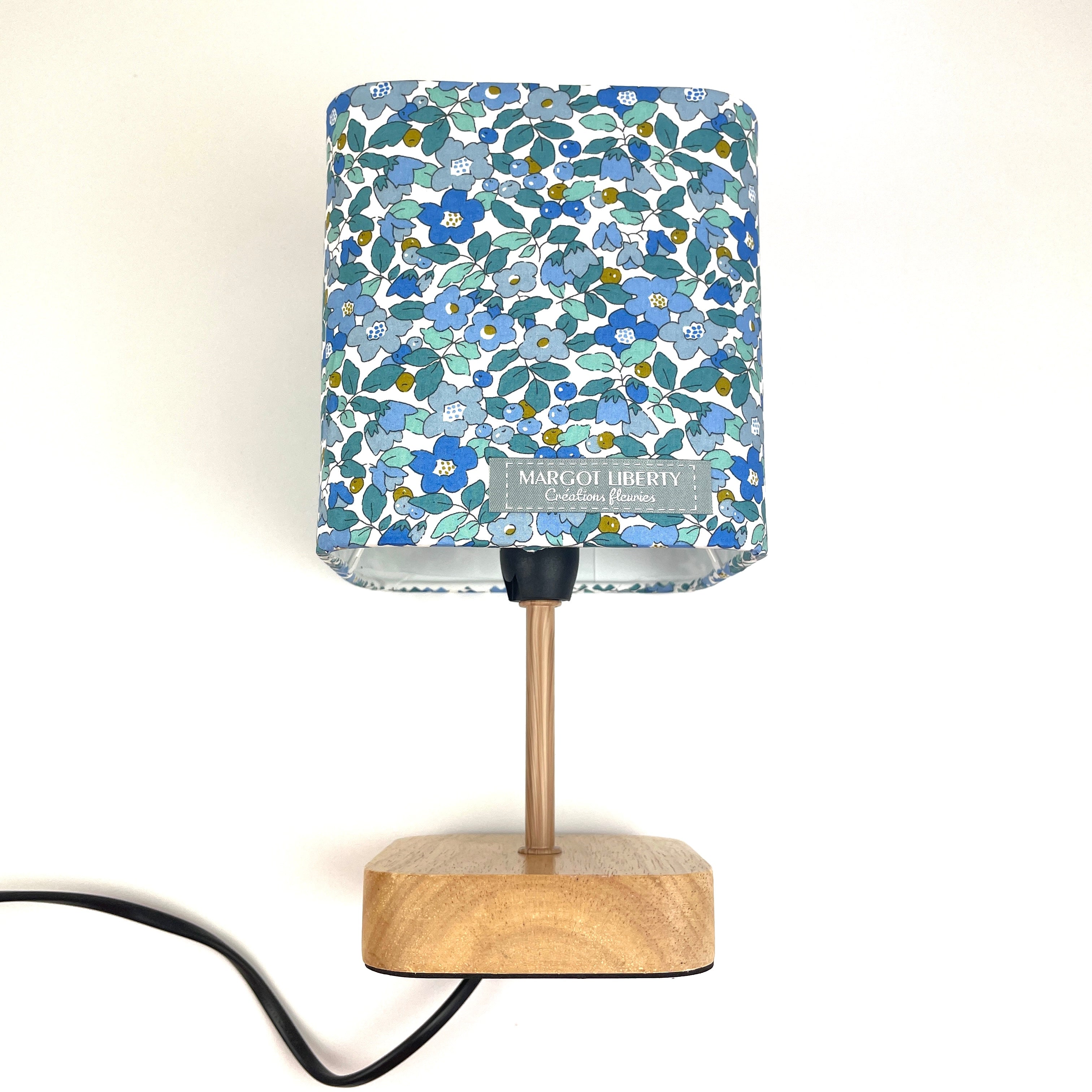 Lampe Liberty &quot;Betsy Berry Bleu Denim&quot;