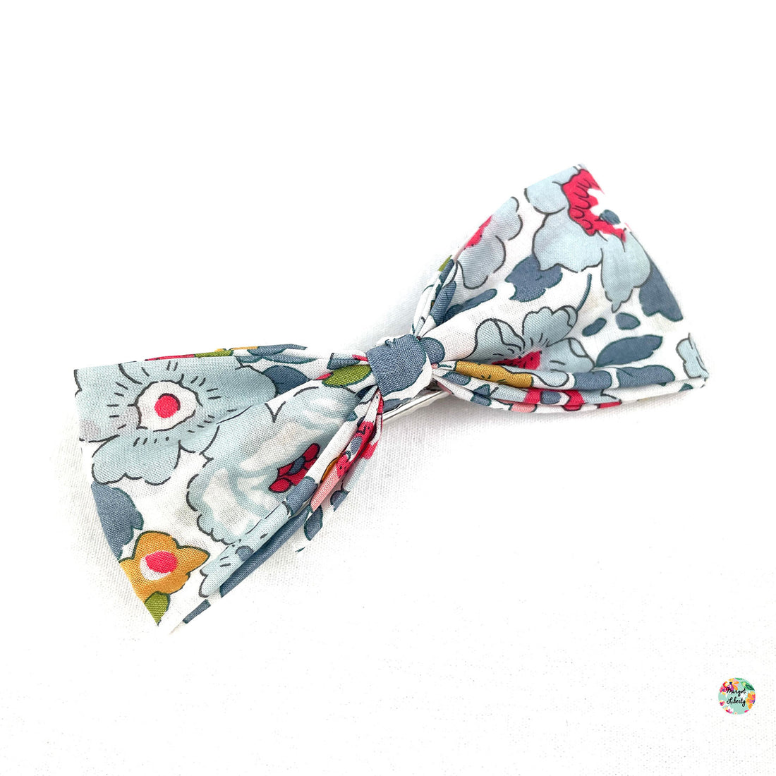Grande Barrette Liberty "Betsy Porcelaine"