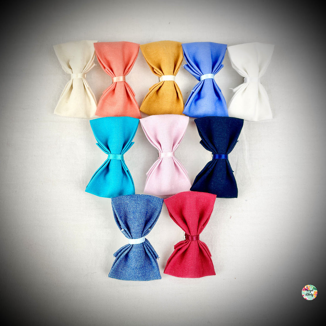 Assortiment de 10 barrettes unies