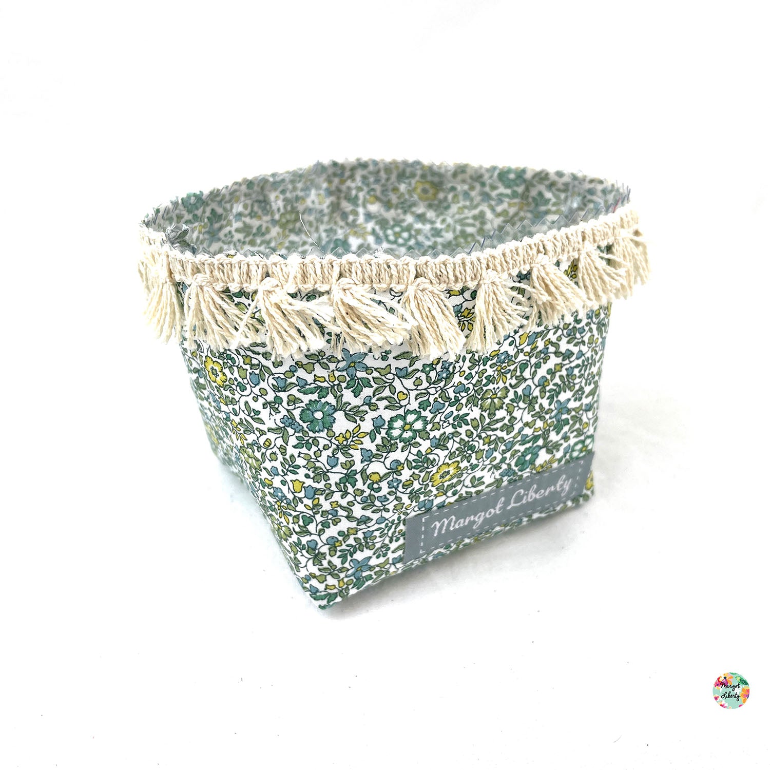 Cache-Pot Liberty &quot;Katie and Millie Mint&quot;